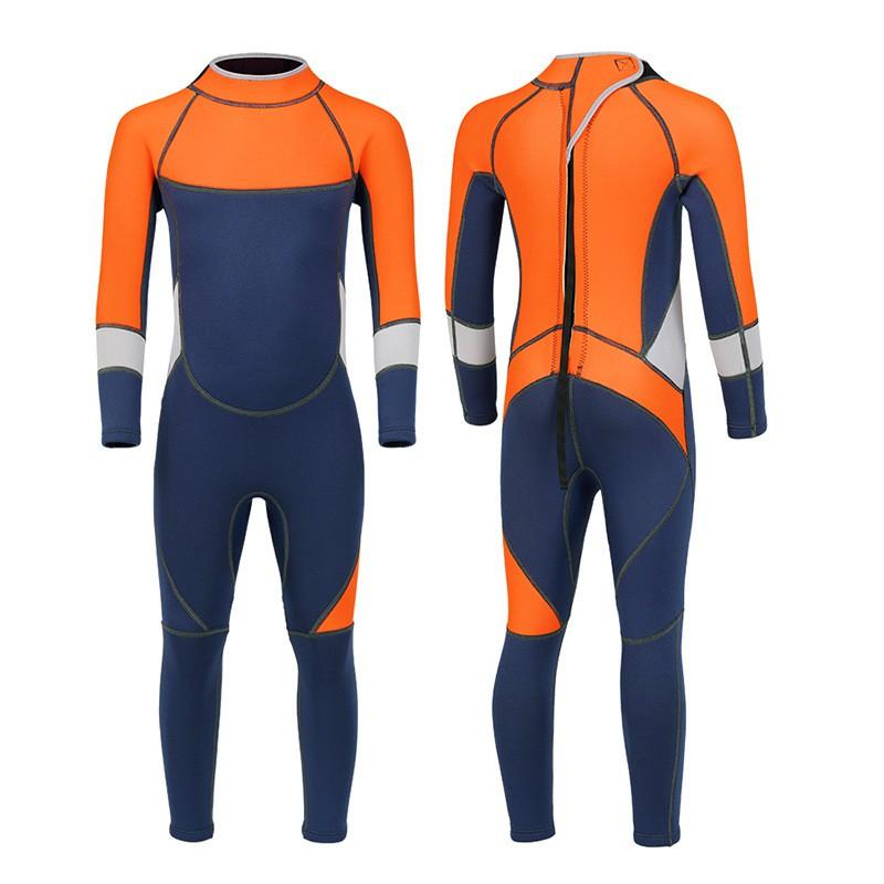 Kids 2mm Neoprene Fullsuit Wetsuit Surfing Diving Swimming Warmth UV Protection Long Sleeve