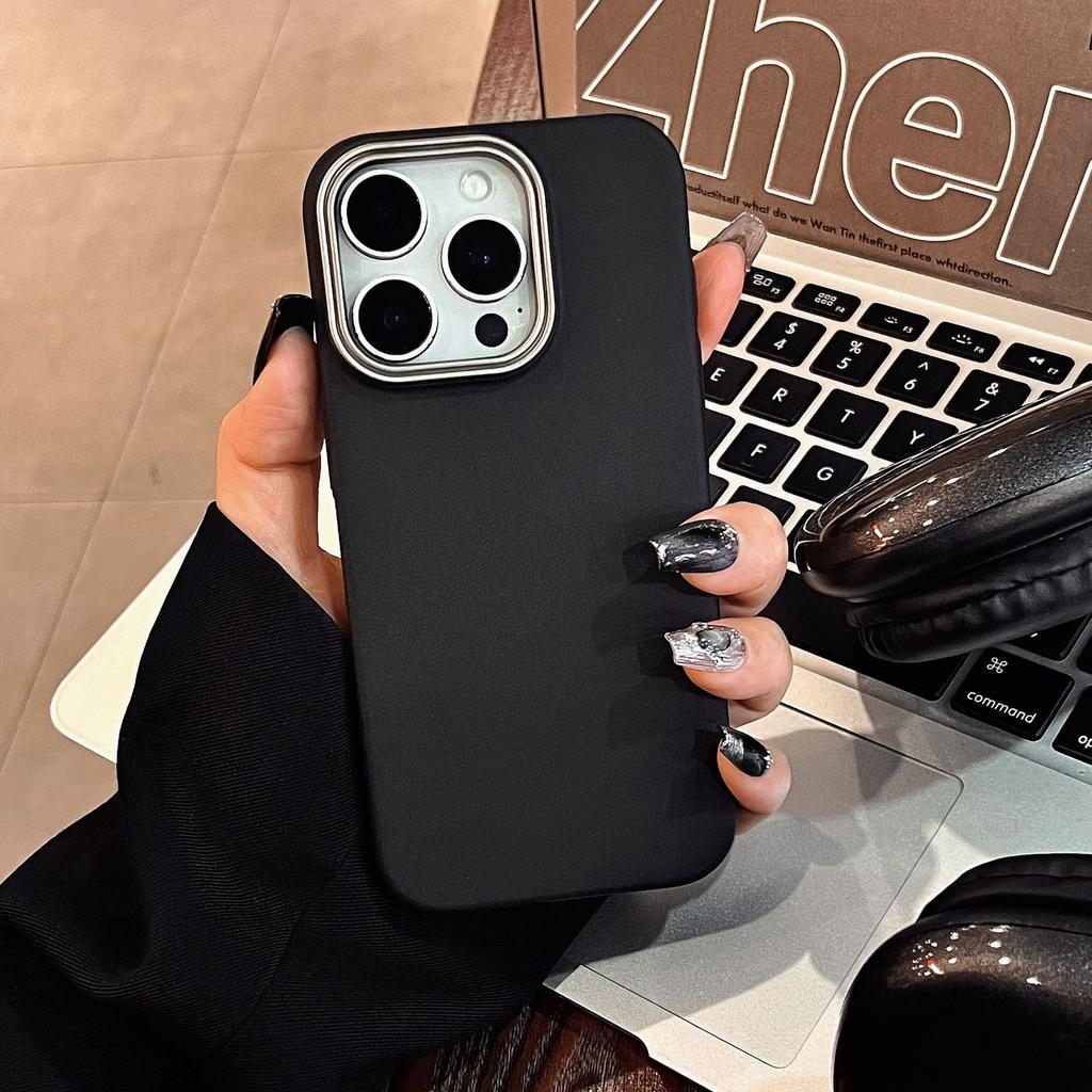 Чехол для телефона Rock Sand для IPhone 15 Plus Защитный чехол 16e Матовый Нескользящий Чехол для Apple 12 Pro