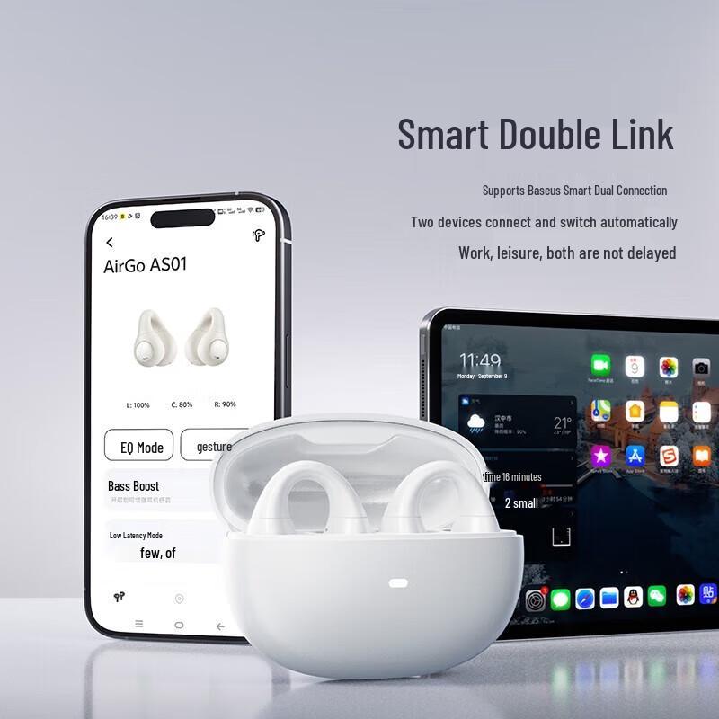 Baseus AS01 Open-Ear Bluetooth Ear Clip Earbuds