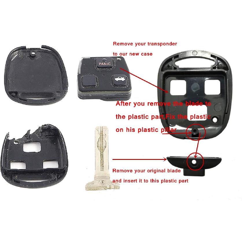 Replacement Key Fob Cover Case fit for Lexus ES GS GX is LS LX RX SC GX470 LX470 ES300 ES330 IS300 IS330 ls430 GS330 GS300 RX300 RX330 RX350 RX400h