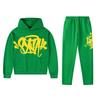 Mens Hooded Sweatshirt Jogger Pants Set Casual Streetwear Outfit Winter Youth Trendy Couple Matching