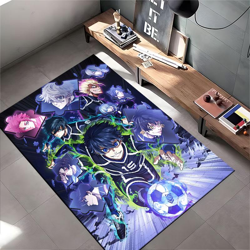 Soccer Anime Character Carpet suitable as a non-slip mat for the living room or bedroom sofa