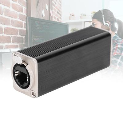 Позолоченный разъем RJ45 IP68 Водонепроницаемый Ethernet-разъем Гнездо-гнездо Разъем для кабеля LAN Cat5 Cat5e Cat6 Cat7 Cat8 для улицы PoE