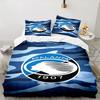 3PCS Football Atalanta  Bedding set,Ideal for1pc Duvet Cover And 2pcs Pillowcases Perfect for Christmas gift,Ideal for Bedroom, Dormitory