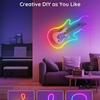 Переливающаяся RGB-лента со светодиодным неоновым потоком: Водонепроницаемый умный силиконовый световой набор