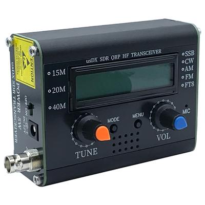 5 Вт UsDX Всережимный КВ трансивер QCX-SSB на SSB 3-диапазонный SDR QRP КВ трансивер Высокочастотный трансивер с ручным микрофоном
