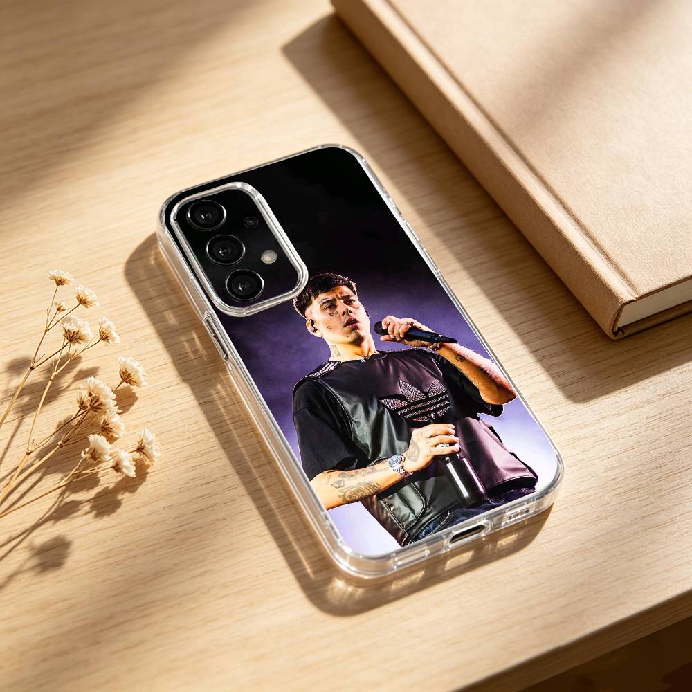 D-Duki Rapper phone Case For Samsung S25,24,21,22,23,30,Ultra,20,Plus,Fe,Lite,Note Transparent Cover