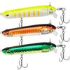 TRUSCEND Fishing Lures for Freshwater and Saltwater, Bass, Trout, and Crappie, Lifelike Swimbaits, Slow-Sinking Bass Fishing Lures