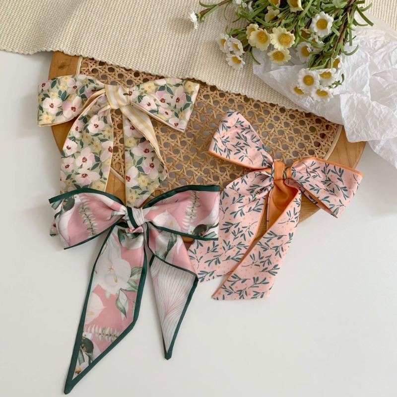 Silk Scarf, Long Strip, High-end New Shirt, Scarf, Tied Bag, Ribbon, Floral Headscarf, Headband, Tied Hair Streamer.