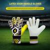 Goalie Gloves Latex Soccer Goalie Goalkeeper Gloves Anti-slip Thicken Football Glove Finger Protection Gloves Soccer Equipment