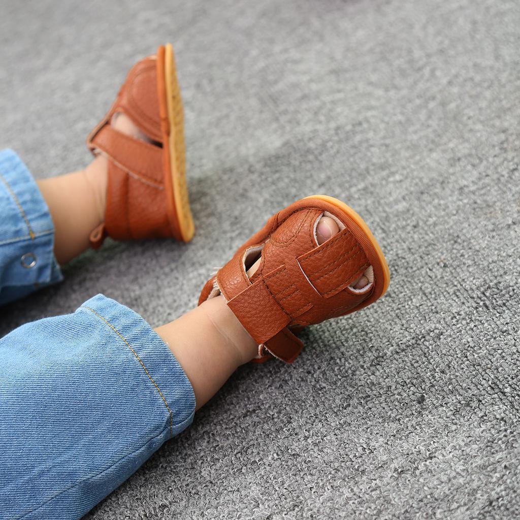 MYGGPP Spring and Summer Baby Sandals Baby Shoes Soft Soled Non-slip Toddler Shoes 0-1 Years Old Newborn