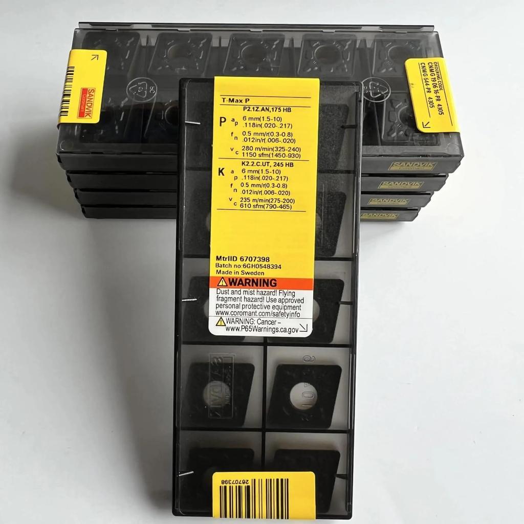 Original Sandvik / CNMG190616-PR 4305 / CNC Lathe Carbide Blade 10 PCS