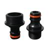 Black Brass Tap Nipple Connector 1/2" 3/4" Quick Insertion Nipple  Water Hose Fittings