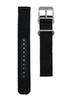 4K13JZ Seiko 5 Genuine 18mm Black Nylon Strap [Seiko Import] [Seiko Package] [Imported]