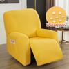 Waterproof Recliner Sofa Cover Non-slip Milk Silk Sofa Covers For Living Room Single Sofa Chair Couch Cover Armchair Covers Home