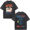 Rapper Bad Bunny T-shirt Debi Tirar Mas Fotos DTMF Album 2026 Washed Vintage T Shirt Men's Women Hip Hop Oversized Male T-shirts
