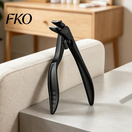 Мужской кусачки для ногтей из нержавеющей стали, кусачки с большим раскрытием для толстых ногтей на ногах и руках, эргономичный, брызгозащитный, сверхпрочный триммер для маникюра для