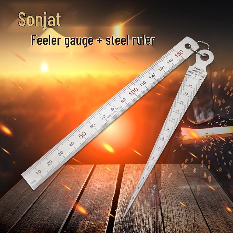 Stainless Steel 1-15mm Feeler Gauge for Gap, Hole & Inner Diameter Measurement