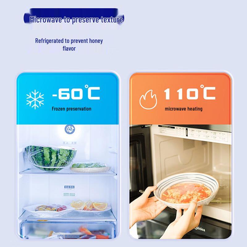 Одноразовые пищевые чехлы Miaojie из ПЭ, 500 шт.