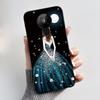 Чехол с рисунком для Nokia 5.3/Nokia 5.4/Nokia 3.4 Мягкий силиконовый черный чехол-обложка Милый цветочный мультяшный корпус Fundas