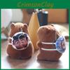 And Nezha Ao Bing Capybara Plush Keychain Pp Cotton Stuffed For Bag Decor