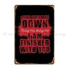 Come Break Me Down Bury Me I Am Finished With You Lyrics Song 30 Seconds To Mars Metal Sign Kitchen Wall Custom Tin Sign Poster