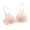 Student Girl Ultra-Thin Solid Color Push Up Bra Seamless Underwear Bralette