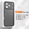 Ультратонкий матовый чехол для телефона 0,3 мм для iPhone 17 Pro Max 17 Air Полупрозрачная матовая мягкая PP-накладка для iPhone 17Pro