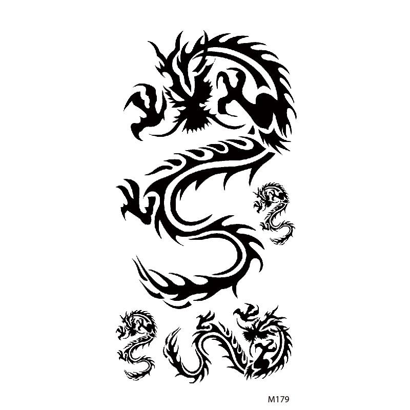 Customize Wolf Dragon Spider Scorpion Animal Temporary Tattoo Designs for Man