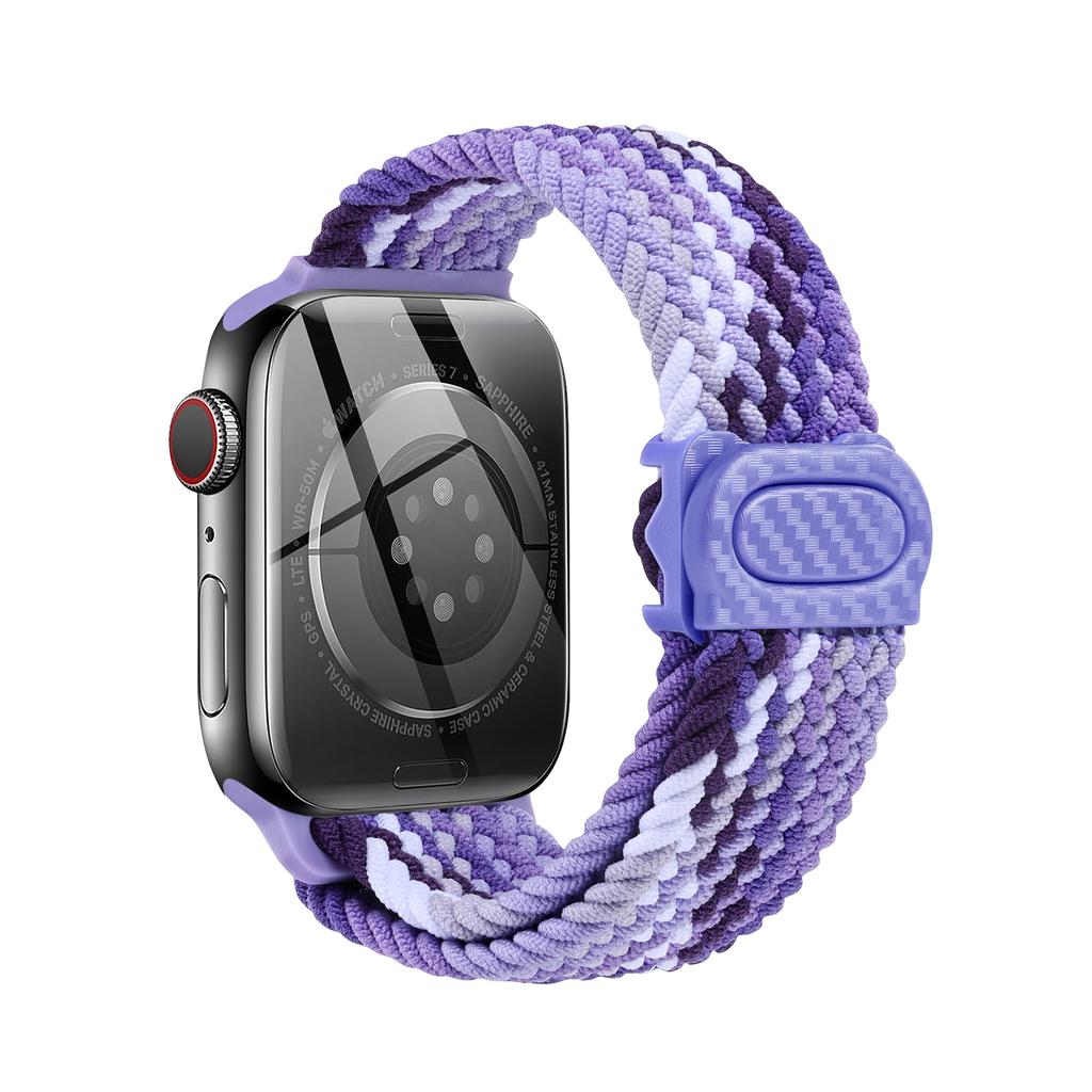 Плетеный ремешок для Apple Watch Series 10 9 8 7 6 5 4 se Ultra 2 49мм 46мм 42мм 44мм 40мм 45мм 41мм Correa Браслет Ремешки iWatch