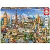 Puzzle Symbols of Europe - EDUCA - 2000 Pieces - For Adults and Children from 12 Years Old
