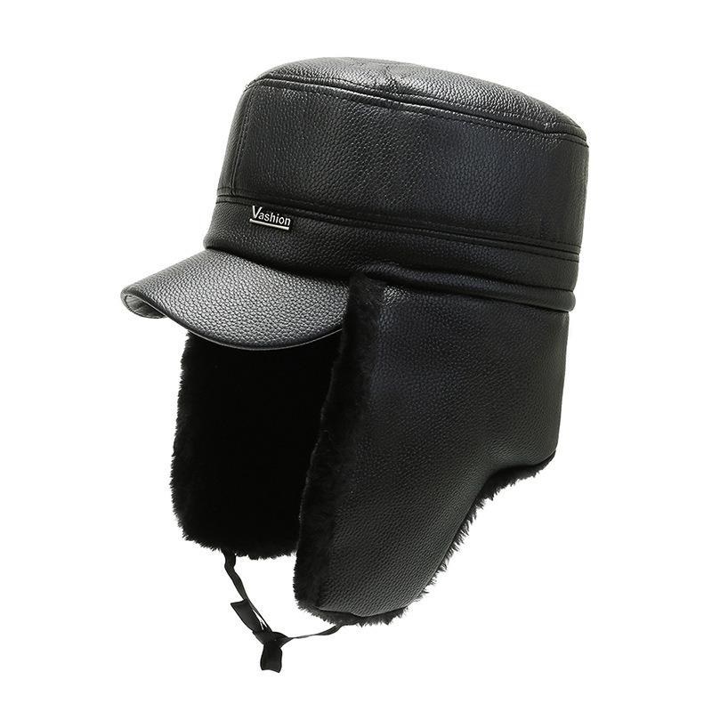Зимняя новая бархатная утолщенная теплая подкладка мужская модная осенне-зимняя шапка для отдыха на открытом воздухе
