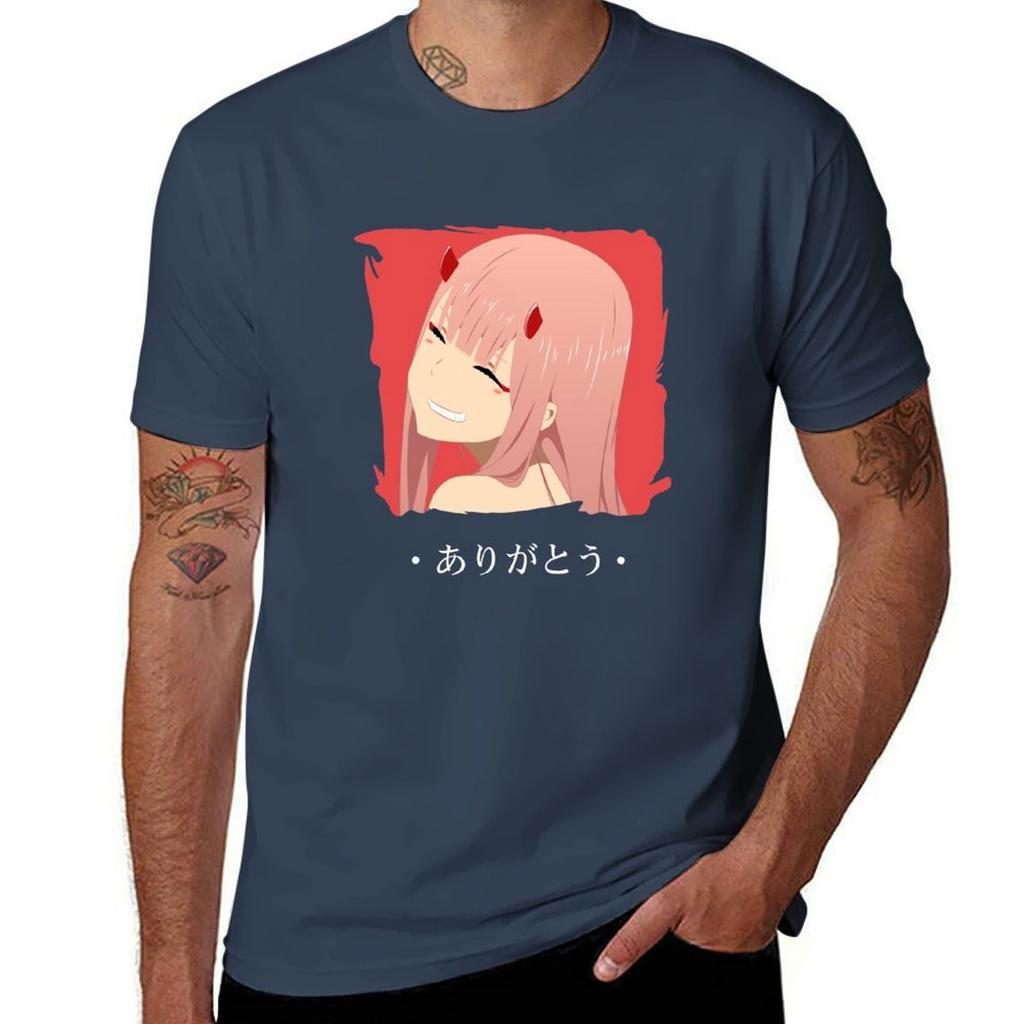 Zero Two Smile Arigatou Darling In The Franxx Tshirt Christmas Theme Tee Top