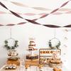 45755 Rolls Crepe Paper Streamers 82ft Long Rose Gold Paper Tassel Streamers