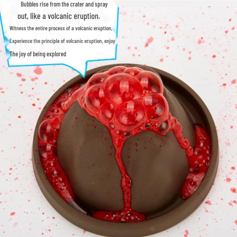 Детский творческий научный DIY игрушка-эксперимент «Вулкан»