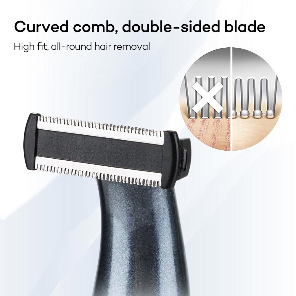 4 In 1 Electric Shaver for Men Women Bikini Armpit Epilator Lady Eyebrow Hair Trimmer Beard Razor Portable Painless