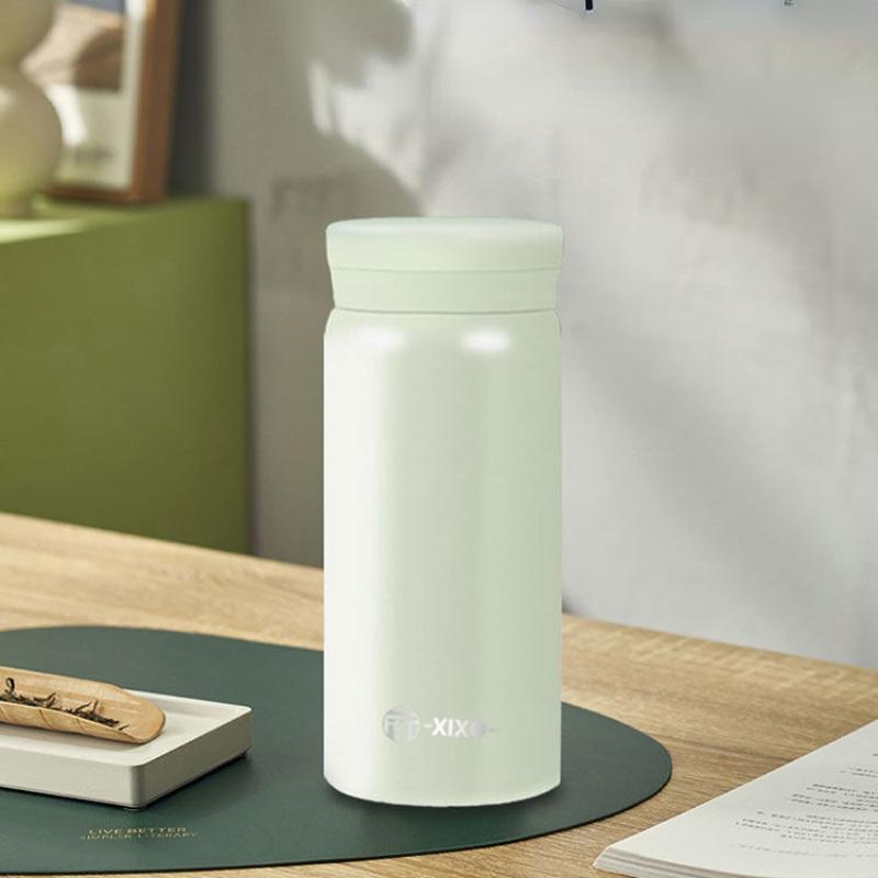 Портативная чашка для воды, маленькая термос-чашка 300 мл, термосы из нержавеющей стали, бутылка для воды, кружка для чая, офисный термос