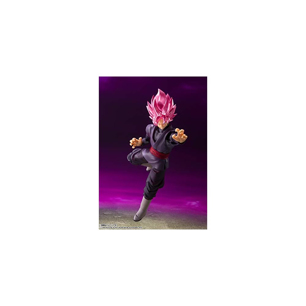 С.Х.. Figuarts Серия Dragon Ball Гоку Блэк Супер Сайян Роуз 140 мм ПВХ АБС Окрашенная Фигурка Действия