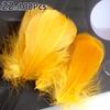 100pcs 6-12 Cm Natural Colourful Goose Feather Plume for Wedding Party Clothing Decoration DIY Craft Feathers