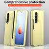 Fashion Glass Protector Film Folding Case For Samsung Galaxy Z Fold 4 5g Fold4 Fold3 Fold2 Fold 3 2 Zfold4 S Pen Holder Cover