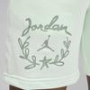 Jordan Шорты женские повседневные из флиса с логотипом Brooklyn, средней посадки, на завязках, светло-зеленые FN5784-394