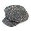 Universal Chemistry Glencheck Black Wool Newsboy Cap