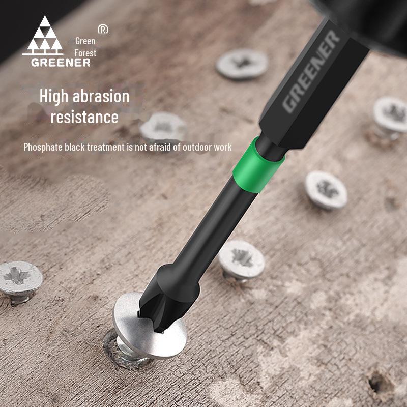 Высокопрочный магнитный набор ручной дрели крестового типа Green Forest с битами для отвертки немецкого производства