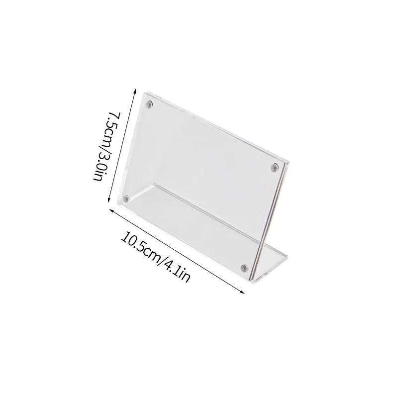 Acrylic Photo Frame Picture Frame Photo Card Holder Photocard Display Stand Room Desktop Decor Office Desk Decor Marco De Fotos