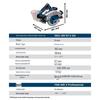 Bosch 18V Cordless Brushless Circular Saw CN plug (adapter included)