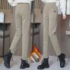 High-Waist Velvet Slim Fit Pants - Warm, Thickened, Fashionable Autumn/Winter Trousers
