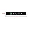 HLLQ9 1/2PCS Car Decorative Light LED Front Hood Grille Emblem Badge Decor For Skoda Octavia Fabia RS Kamiq Kodiaq Rapid SCALA Superb