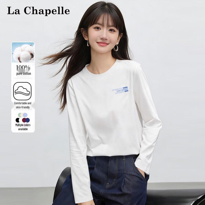 Унисекс футболка с длинным рукавом La Chapelle из чистого хлопка