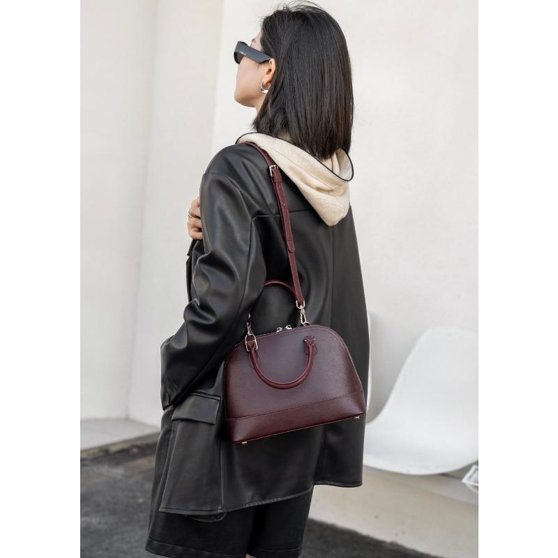 Классическая кожаная сумка-тоут «все в одном» для женщин, кожаная сумка через плечо на одно плечо