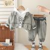 Kids Casual Long-Sleeve Set, Comfortable Daily Wear Outfits